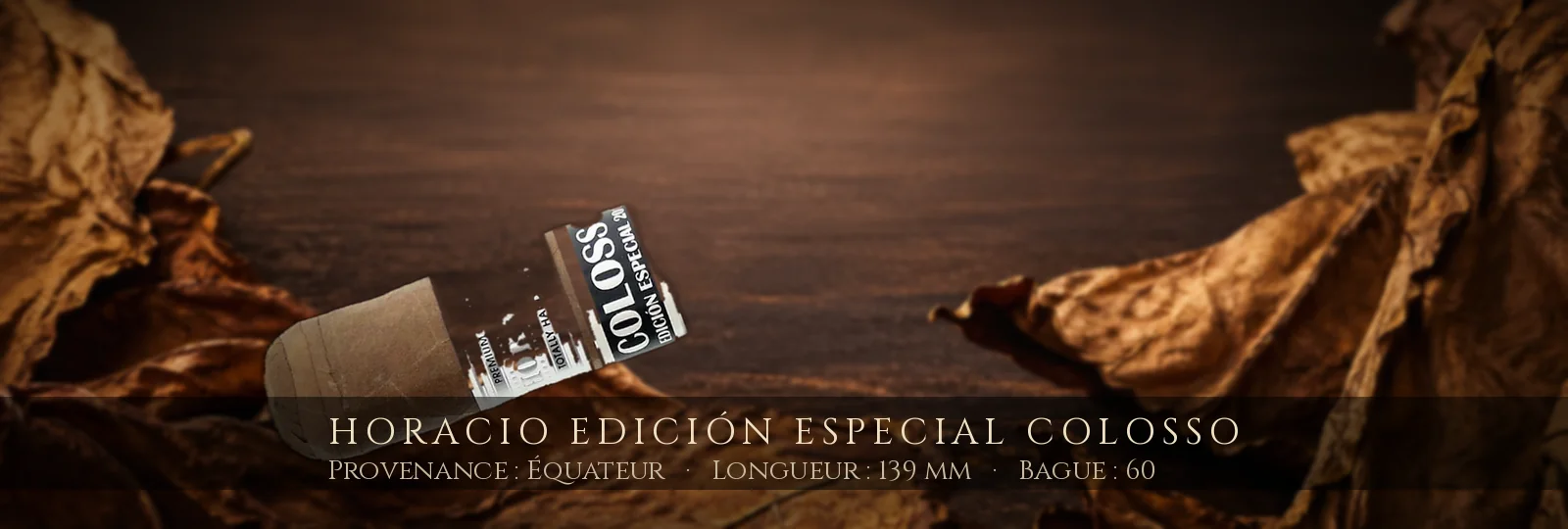 Horacio Edición Especial Colosso — Horacio — Équateur