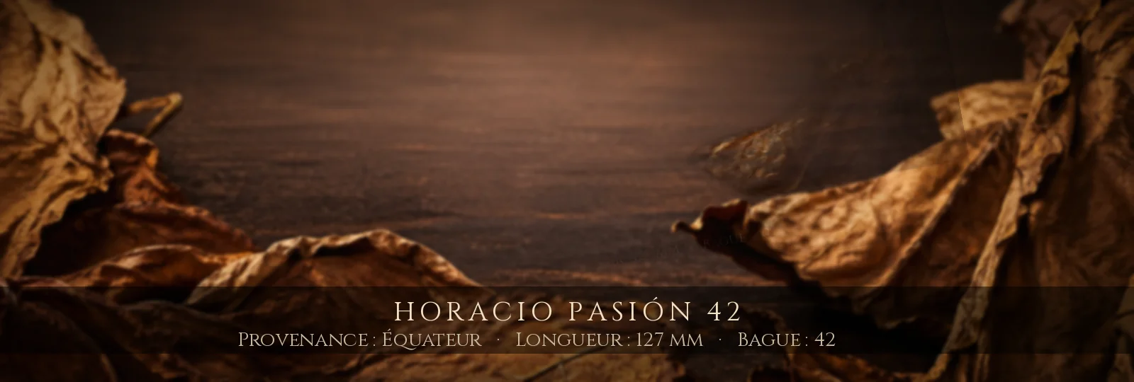 Horacio Pasión 42 — Horacio — Équateur