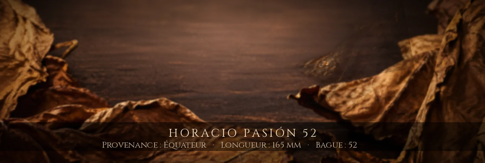 Horacio Pasión 52 — Horacio — Équateur