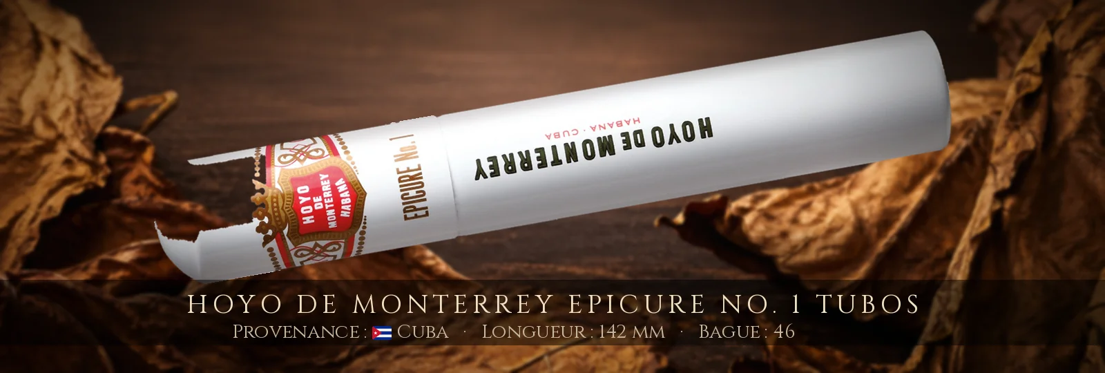 Hoyo de Monterrey Epicure No. 1 Tubos — Hoyo de Monterrey — Cuba