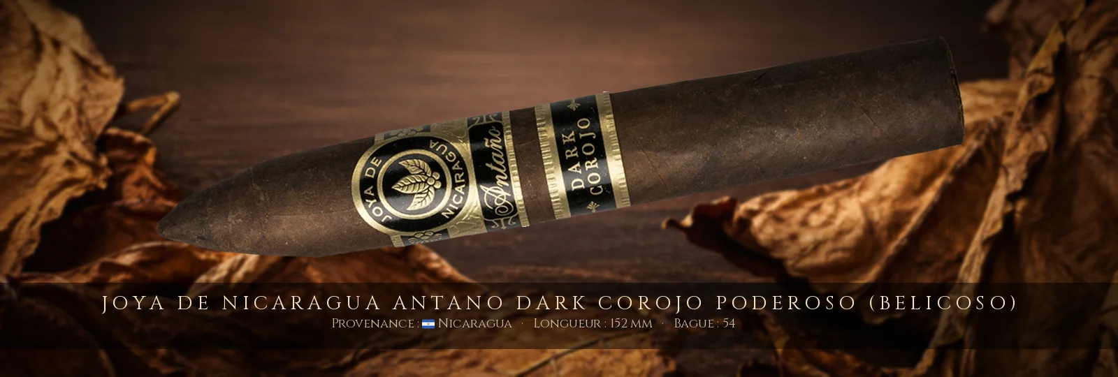 Joya de Nicaragua Antano Dark Corojo Poderoso (Belicoso) — Joya de Nicaragua — Nicaragua