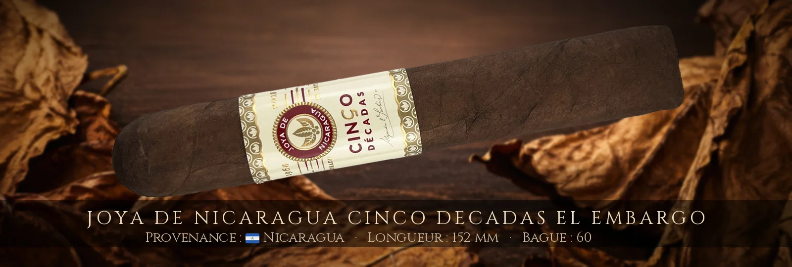 Joya de Nicaragua Cinco Decadas El Embargo — Joya de Nicaragua — Nicaragua