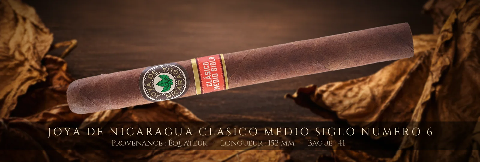 Joya de Nicaragua Clasico Medio Siglo Numero 6 — Joya de Nicaragua — Équateur