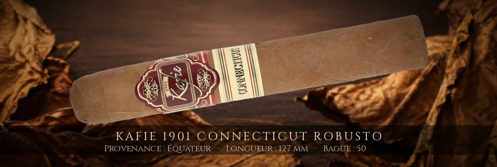 Kafie 1901 Connecticut Robusto — Kafie 1901 — Équateur