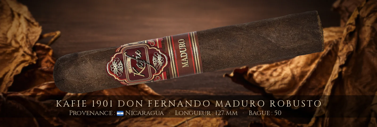 Kafie 1901 Don Fernando Maduro Robusto — Kafie 1901 — Nicaragua