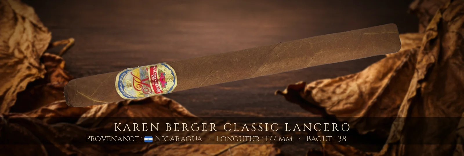 Karen Berger Classic Lancero — Karen Berger — Nicaragua