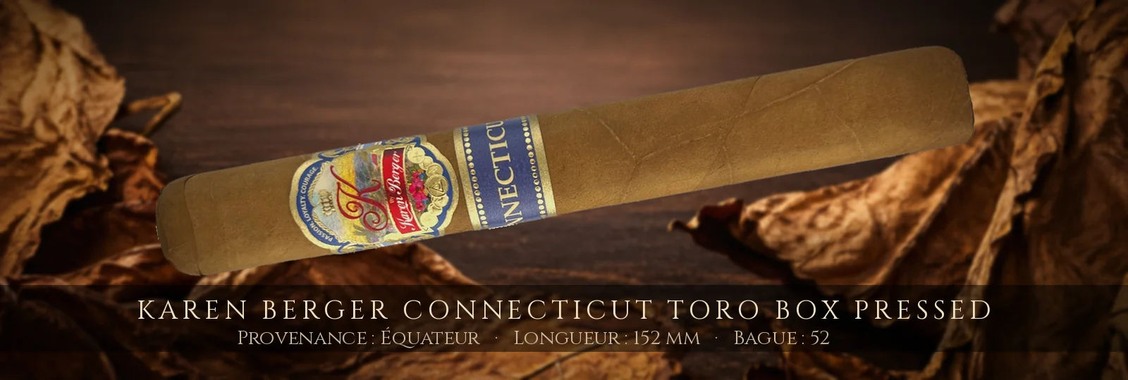 Karen Berger Connecticut Toro Box Pressed — Karen Berger — Équateur