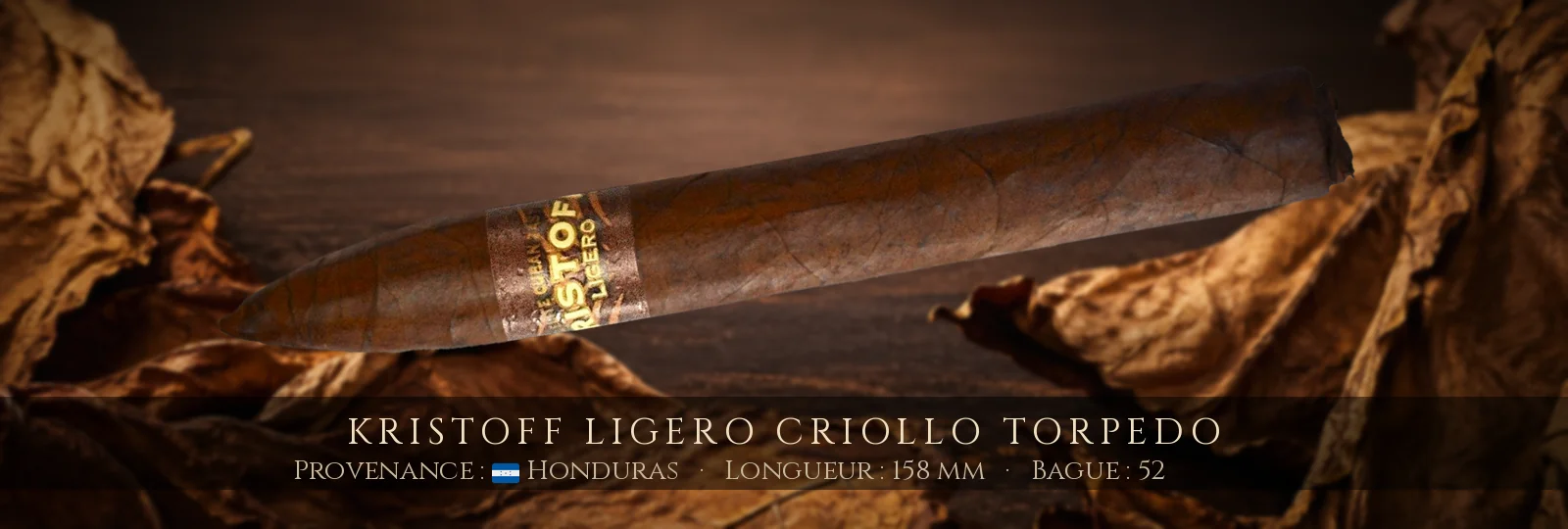 Kristoff Ligero Criollo Torpedo — Kristoff — Honduras