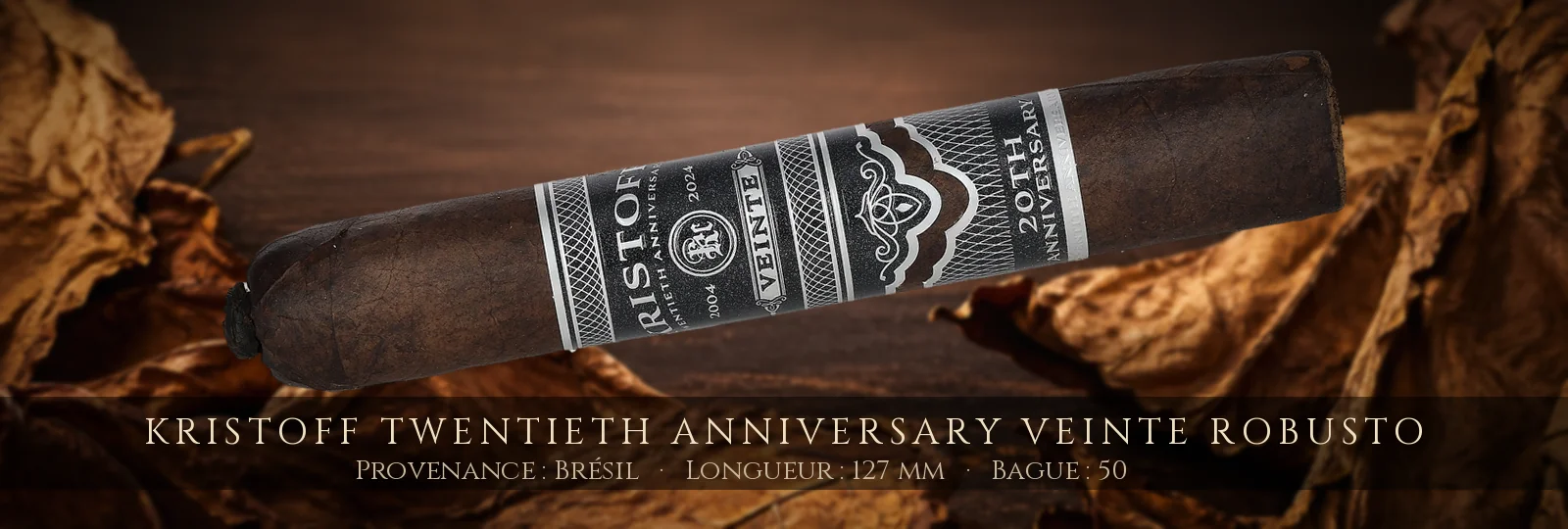 Kristoff Twentieth Anniversary Veinte Robusto