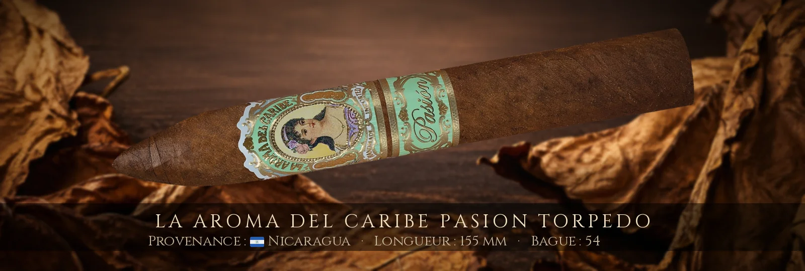 La Aroma del Caribe Pasion Torpedo — La Aroma del Caribe — Nicaragua