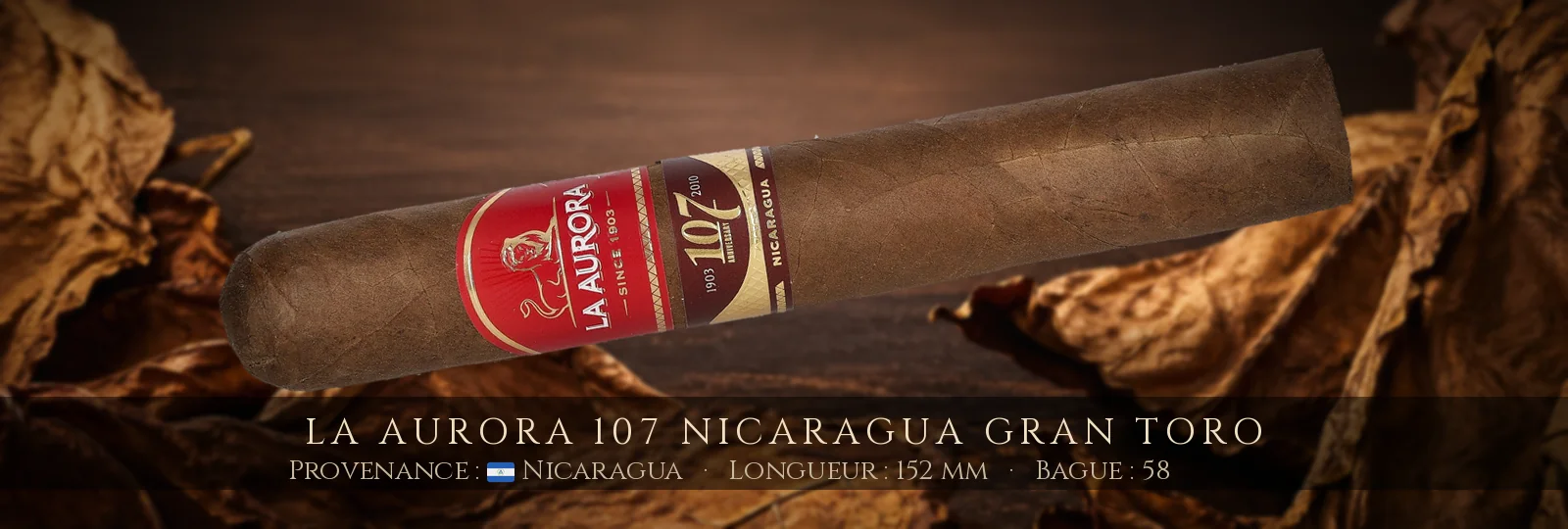 La Aurora 107 Nicaragua Gran Toro — La Aurora — Nicaragua