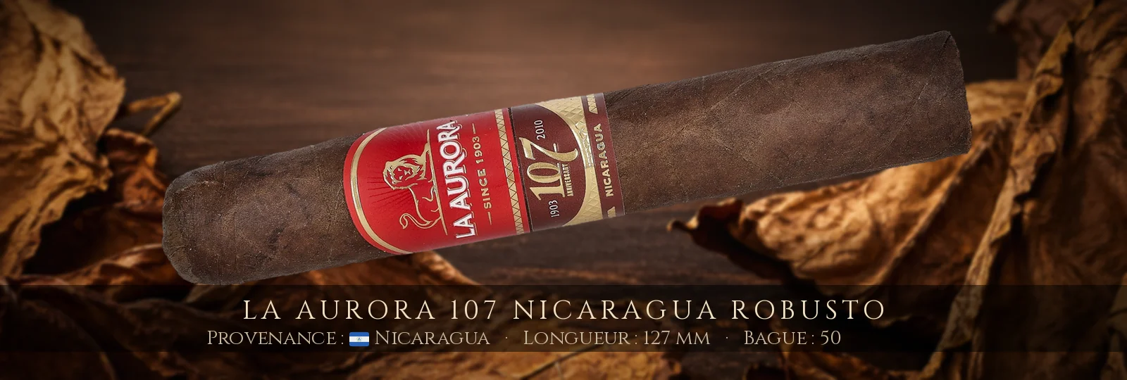 La Aurora 107 Nicaragua Robusto — La Aurora — Nicaragua