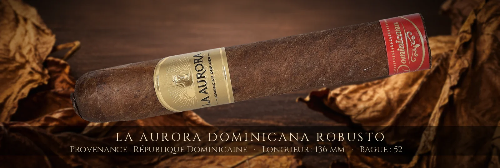 La Aurora Dominicana Robusto — La Aurora — République Dominicaine
