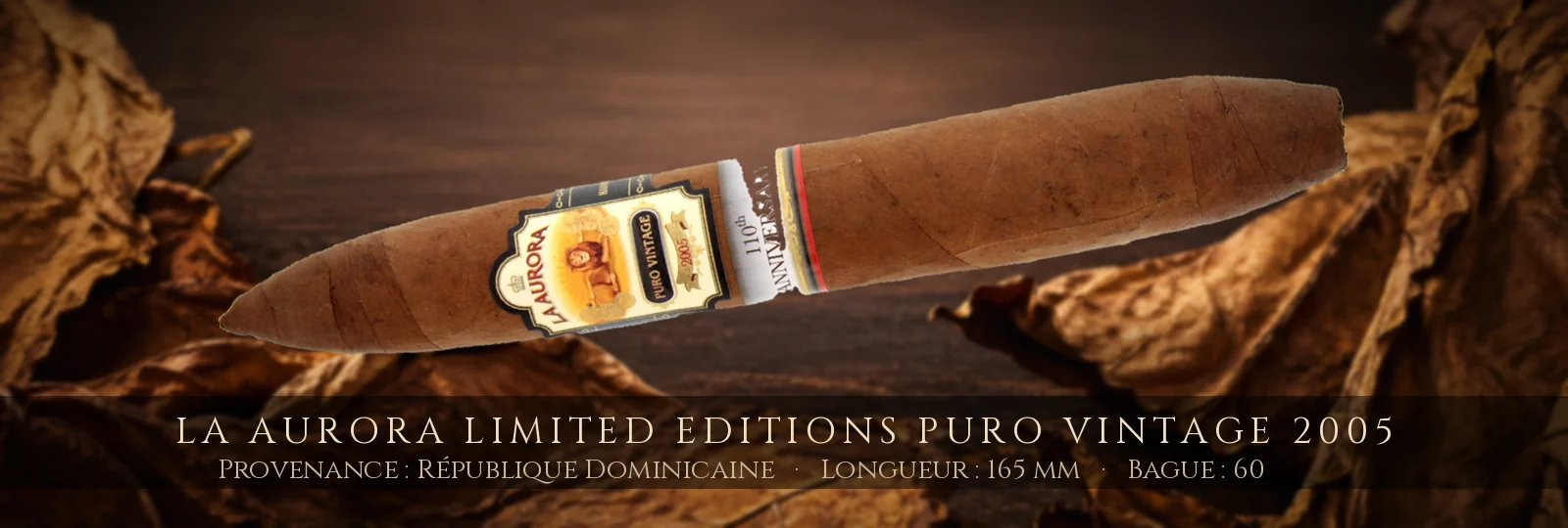 La Aurora Limited Editions Puro Vintage 2005 — La Aurora — République Dominicaine