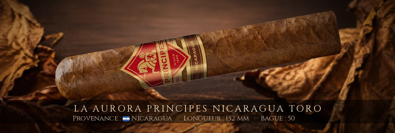 La Aurora Principes Nicaragua Toro — La Aurora — Nicaragua