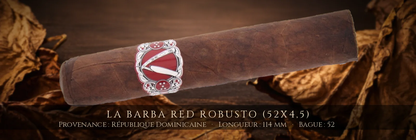 La Barba Red Robusto (52x4,5) — La Barba — République Dominicaine