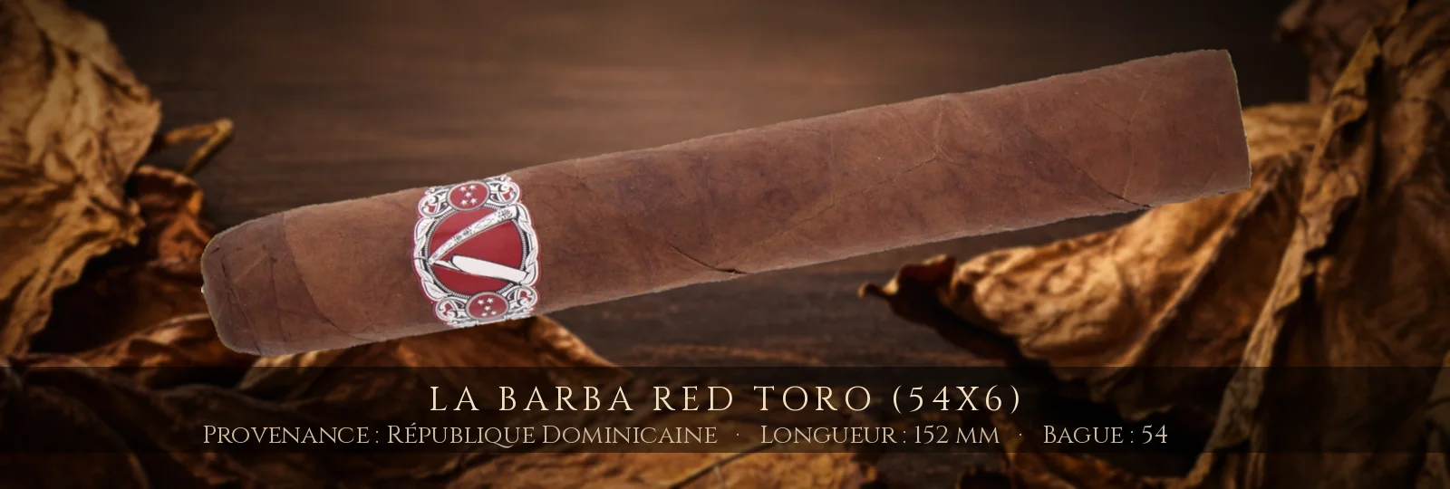 La Barba Red Toro (54x6) — La Barba — République Dominicaine