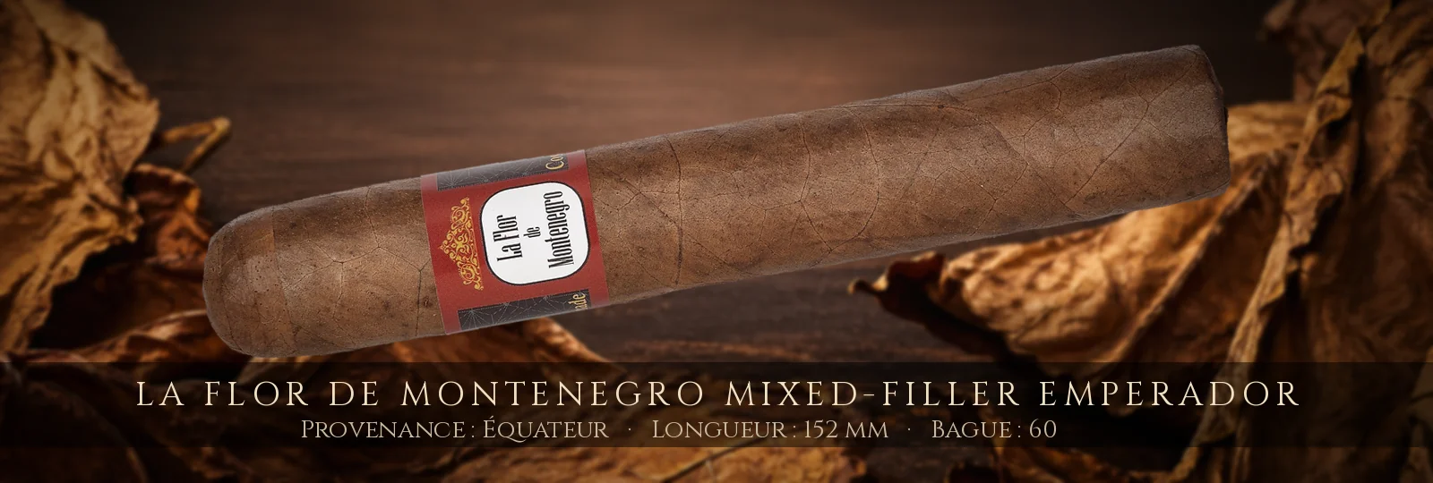 La Flor de Montenegro Mixed-Filler Emperador — La Flor de Montenegro — Équateur