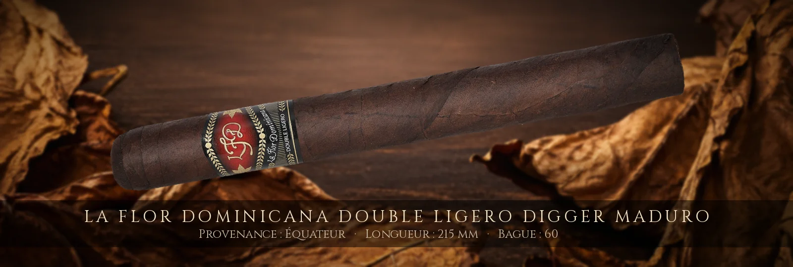La Flor Dominicana Double Ligero Digger Maduro — La Flor Dominicana — Équateur