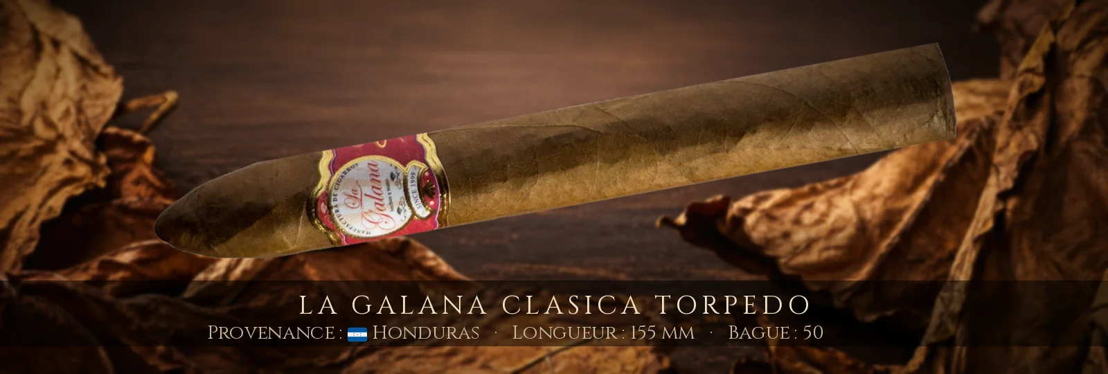 La Galana Clasica Torpedo — La Galana — Honduras