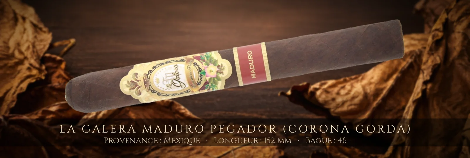 La Galera Maduro Pegador (Corona Gorda) — La Galera — Mexique