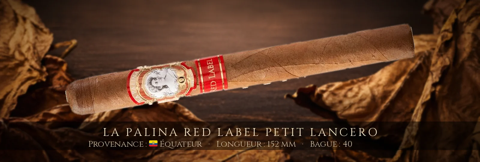 La Palina Red Label Petit Lancero — La Palina — Équateur