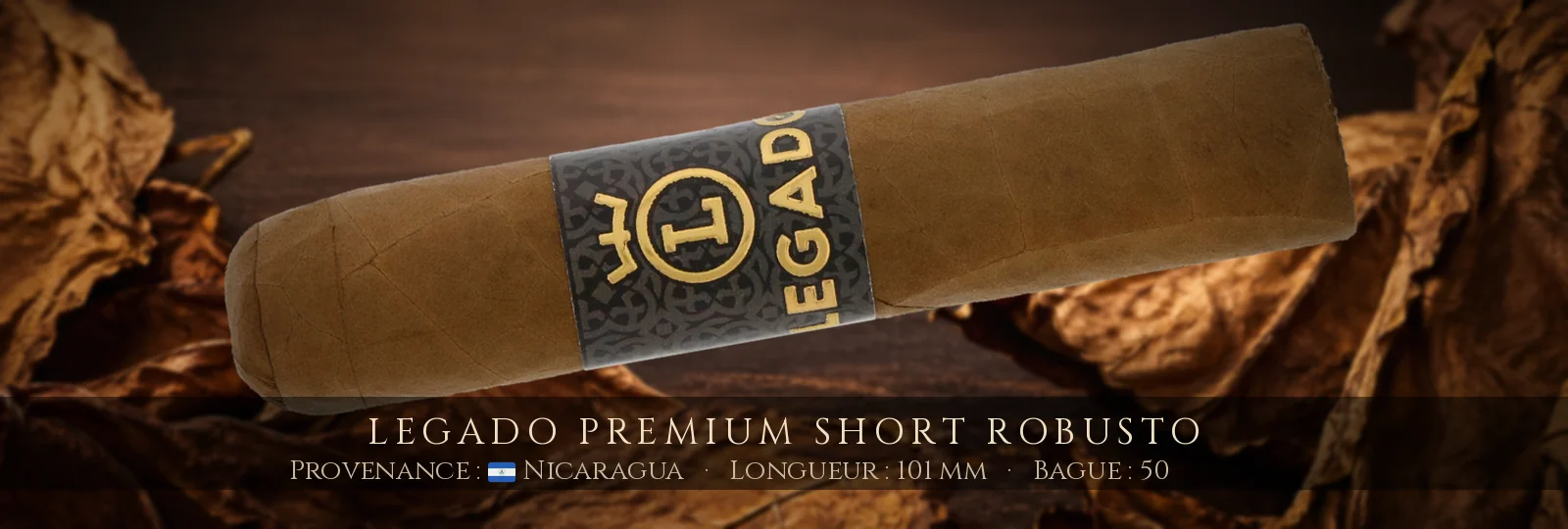 Legado Premium Short Robusto — Legado — Nicaragua
