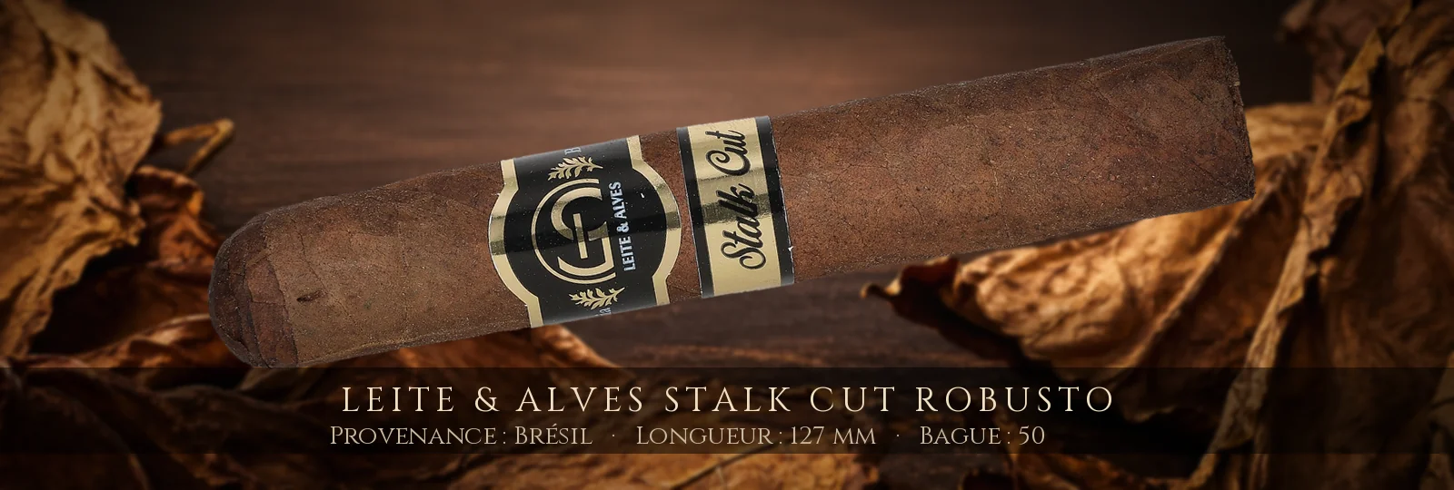Leite & Alves Stalk Cut Robusto — Leite & Alves — Brésil