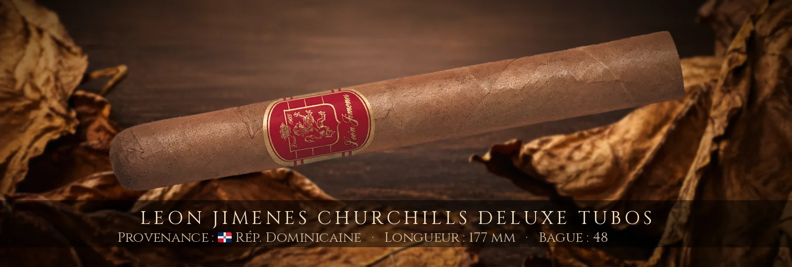 Leon Jimenes Churchills Deluxe Tubos — Leon Jimenes — République Dominicaine