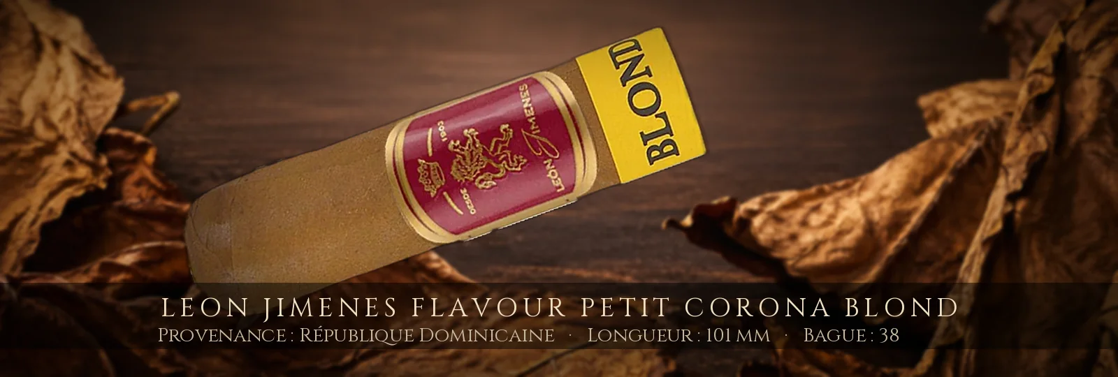 Leon Jimenes Flavour Petit Corona Blond — Leon Jimenes — République Dominicaine