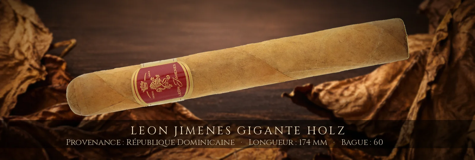Leon Jimenes Gigante Holz — Leon Jimenes — République Dominicaine