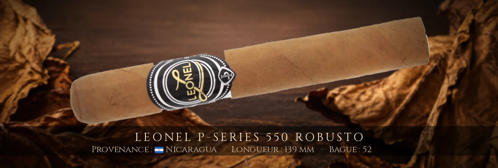 Leonel P-Series 550 Robusto — Leonel — Nicaragua