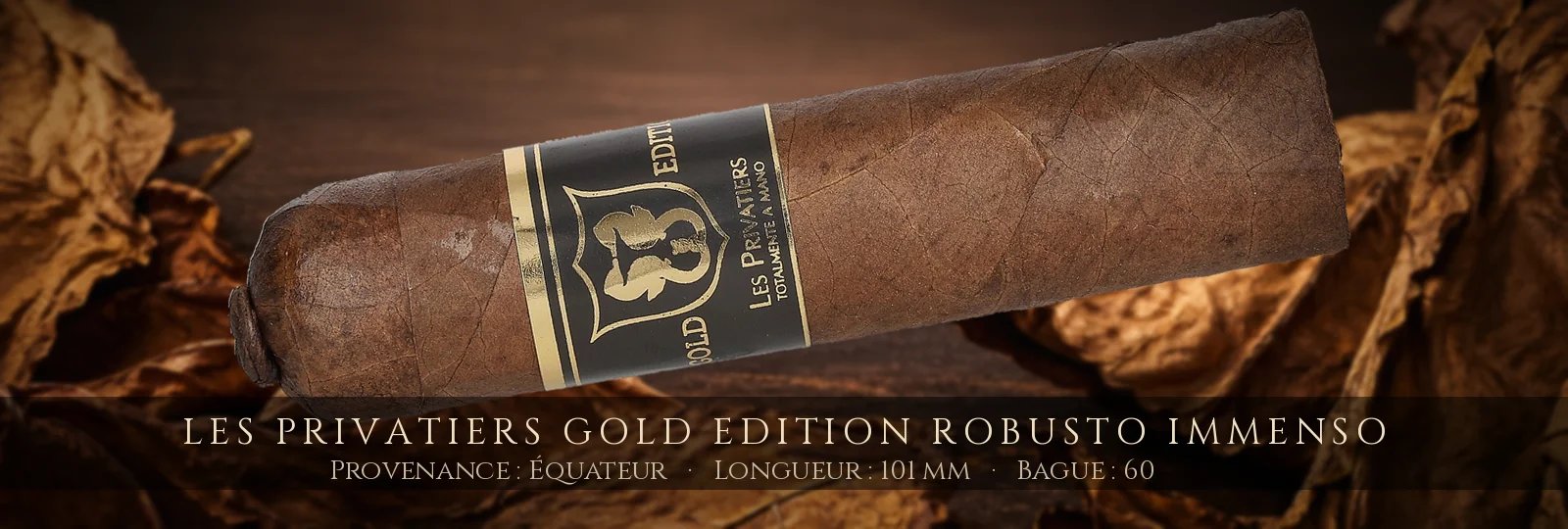 Les Privatiers Gold Edition Robusto Immenso — Les Privatiers — Équateur
