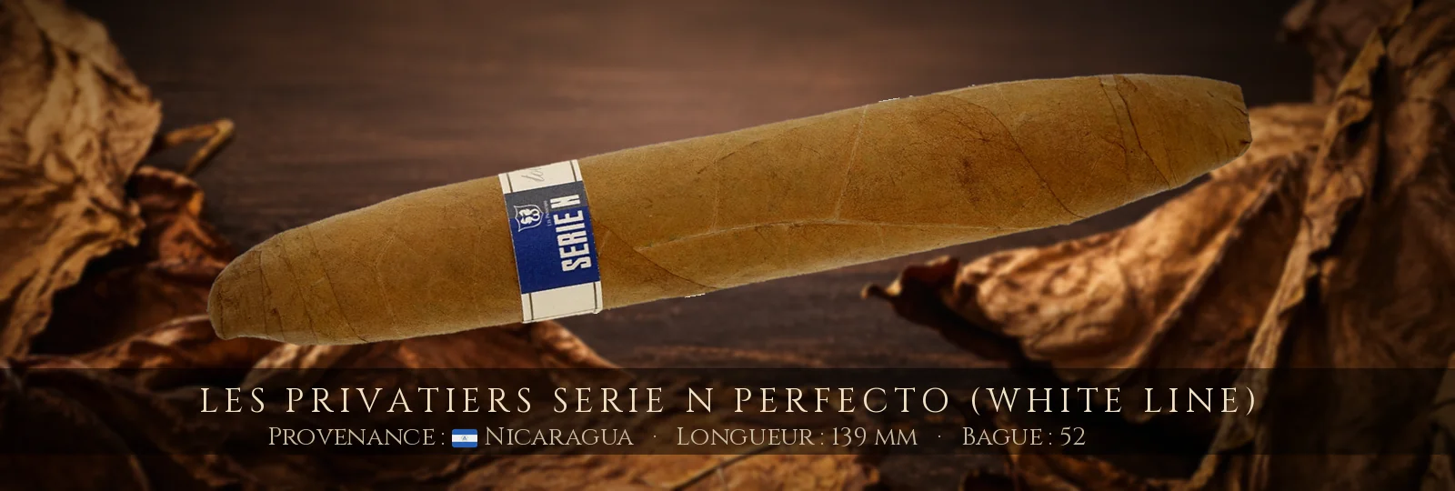 Les Privatiers Serie N Perfecto (White Line) — Les Privatiers — Nicaragua