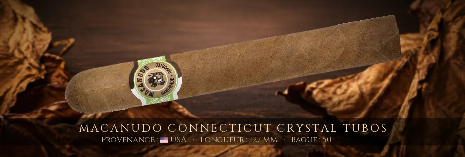 Macanudo Connecticut Crystal Tubos — Macanudo — USA