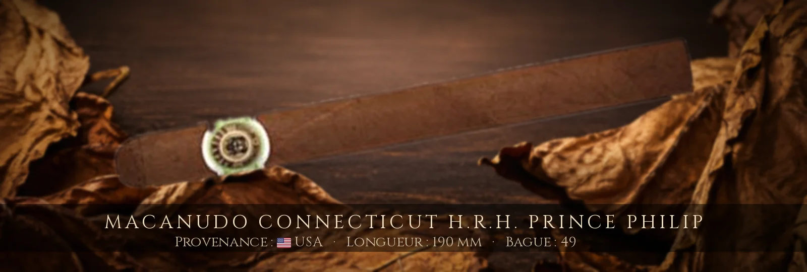 Macanudo Connecticut H.R.H. Prince Philip — Macanudo — USA