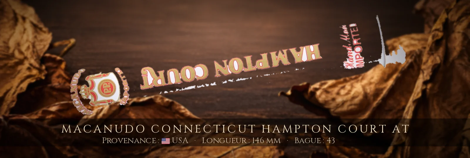 Macanudo Connecticut Hampton Court AT — Macanudo — USA