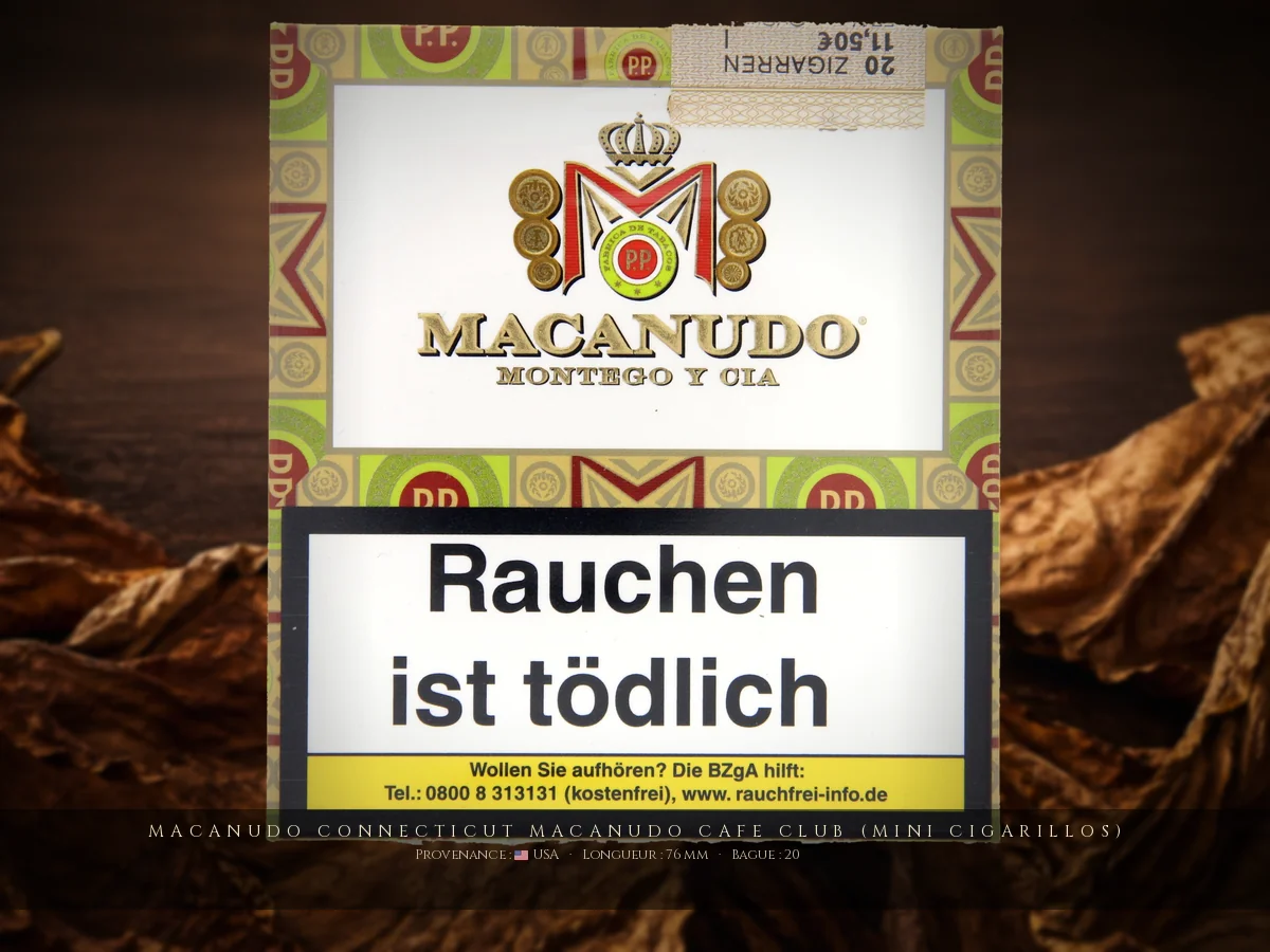 Macanudo Connecticut Macanudo CAFE Club (Mini Cigarillos) — Macanudo — USA