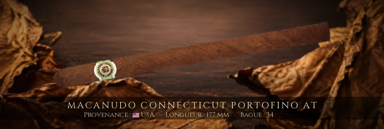 Macanudo Connecticut Portofino AT — Macanudo — USA