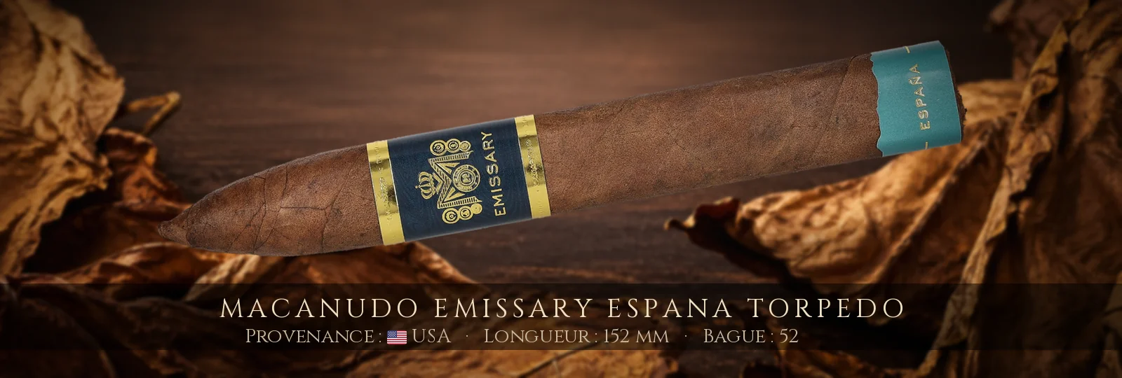Macanudo Emissary Espana Torpedo — Macanudo — USA