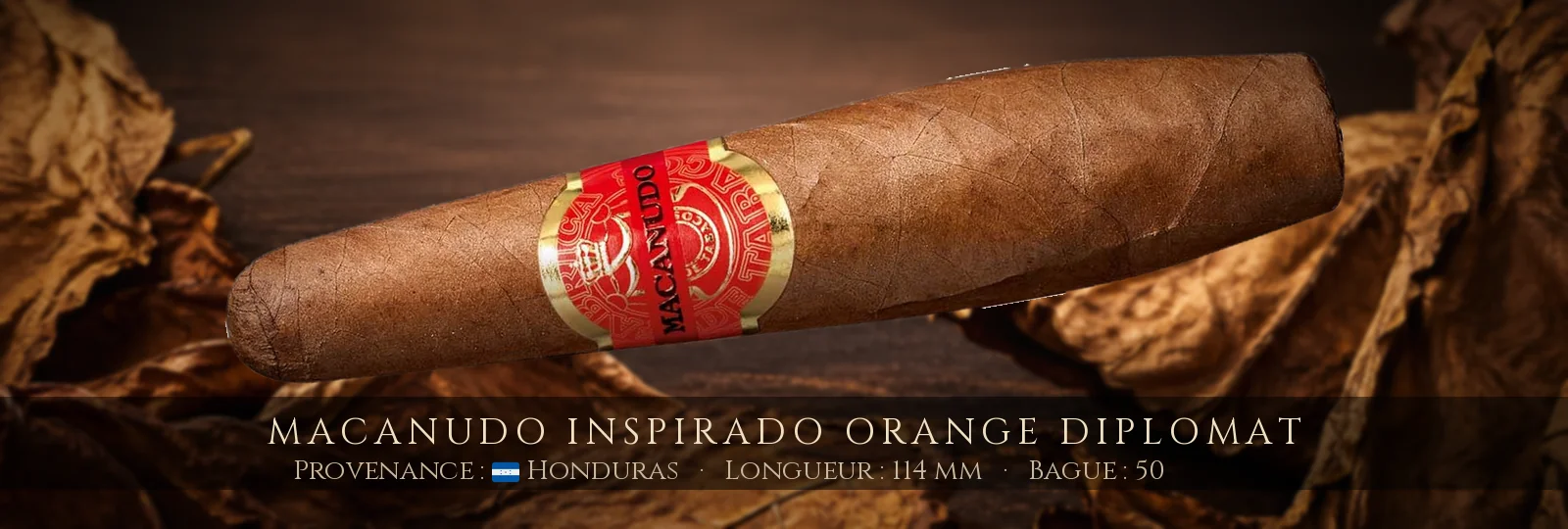Macanudo Inspirado Orange Diplomat — Macanudo — Honduras