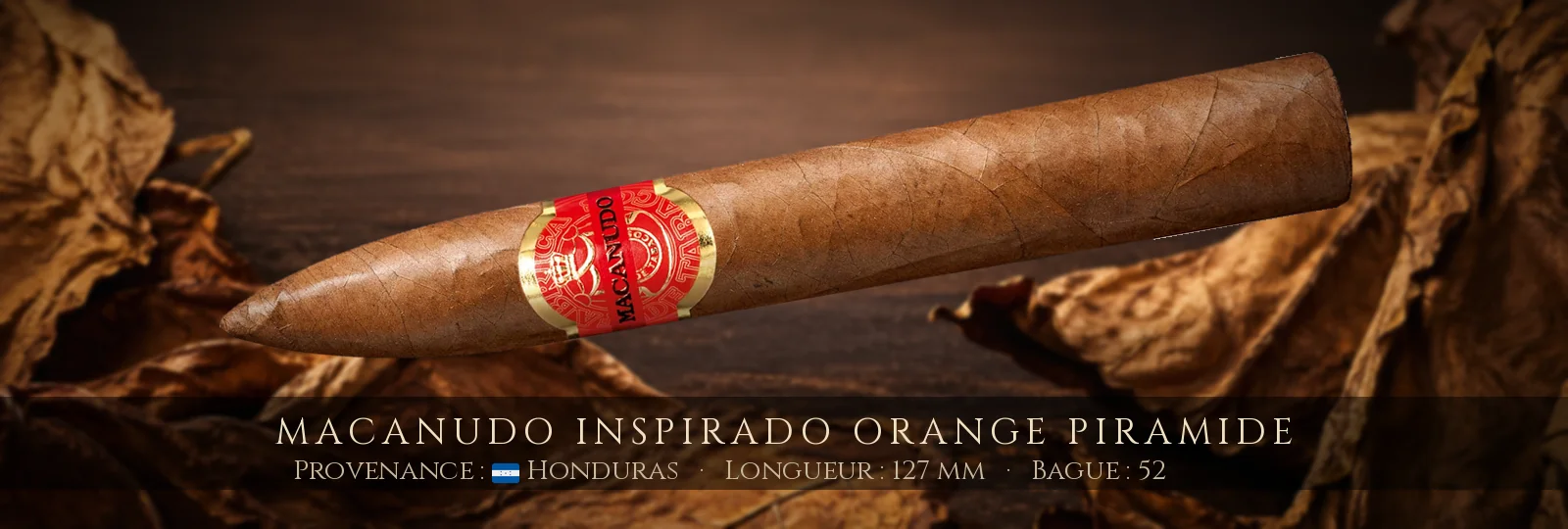 Macanudo Inspirado Orange Piramide — Macanudo — Honduras