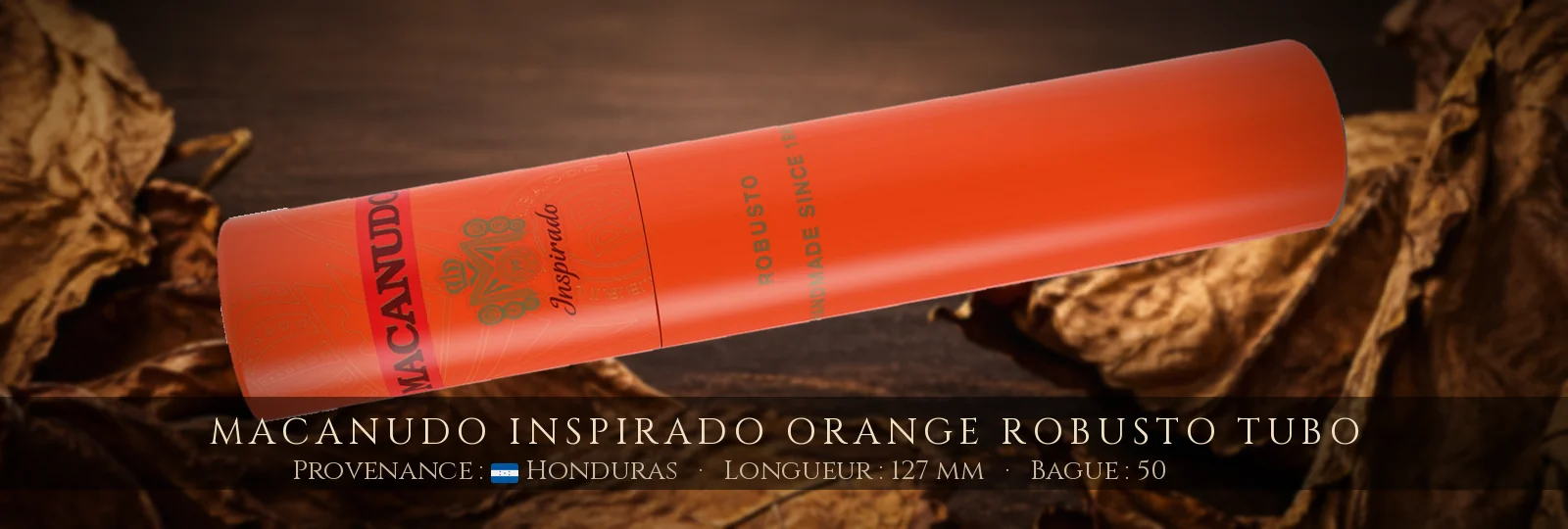 Macanudo Inspirado Orange Robusto Tubo — Macanudo — Honduras