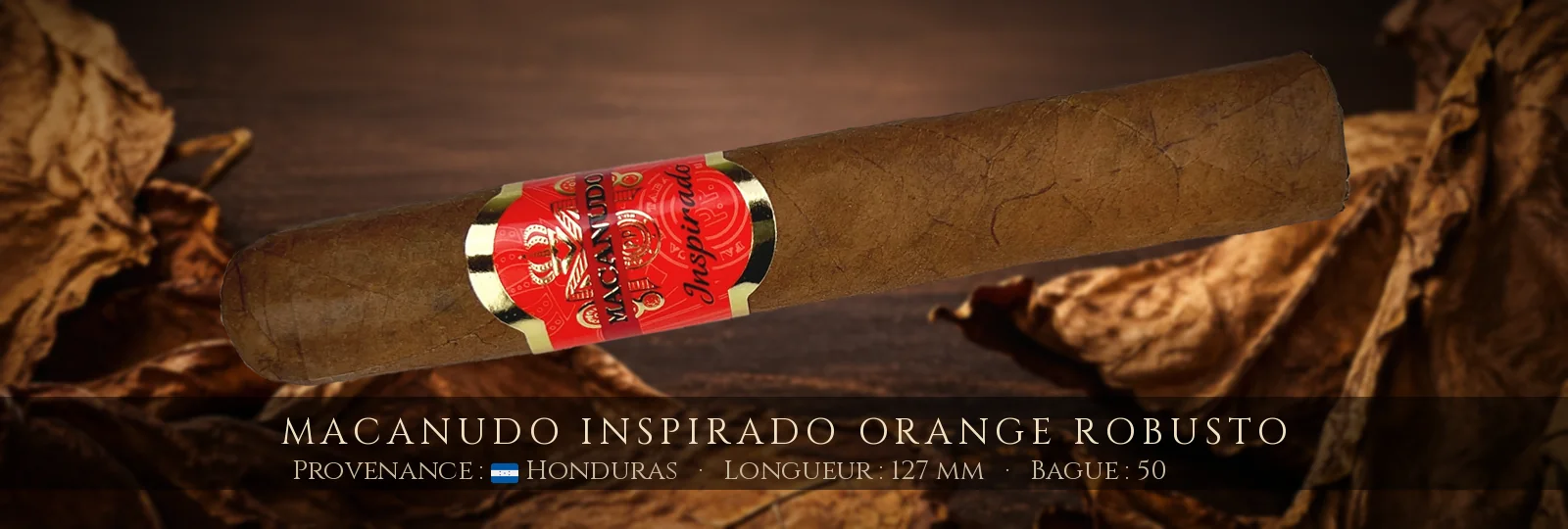 Macanudo Inspirado Orange Robusto — Macanudo — Honduras