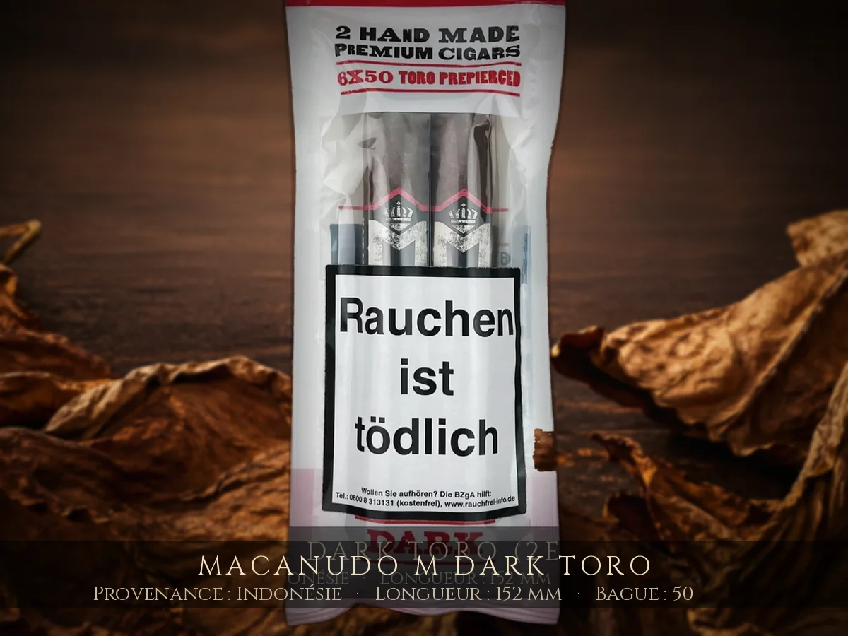 Macanudo M Dark Toro — Macanudo — Indonésie, Philippines