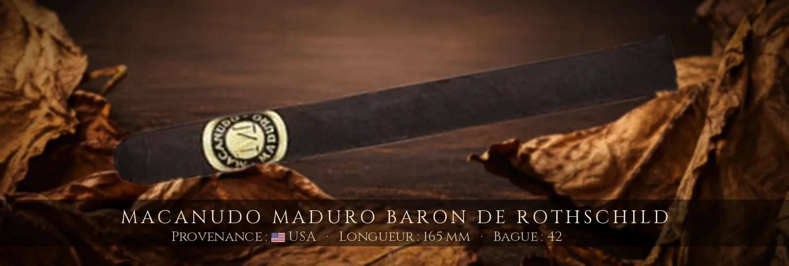Macanudo Maduro Baron de Rothschild — Macanudo — USA