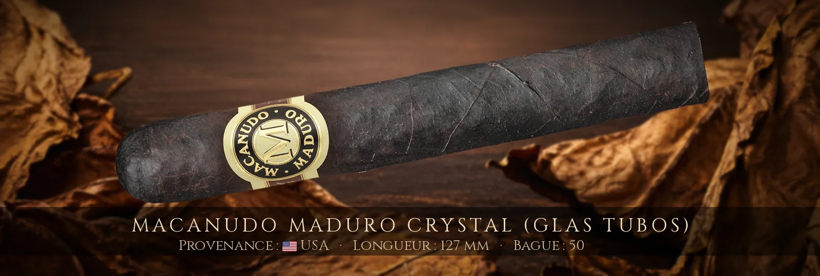 Macanudo Maduro Crystal (Glas Tubos) — Macanudo — USA