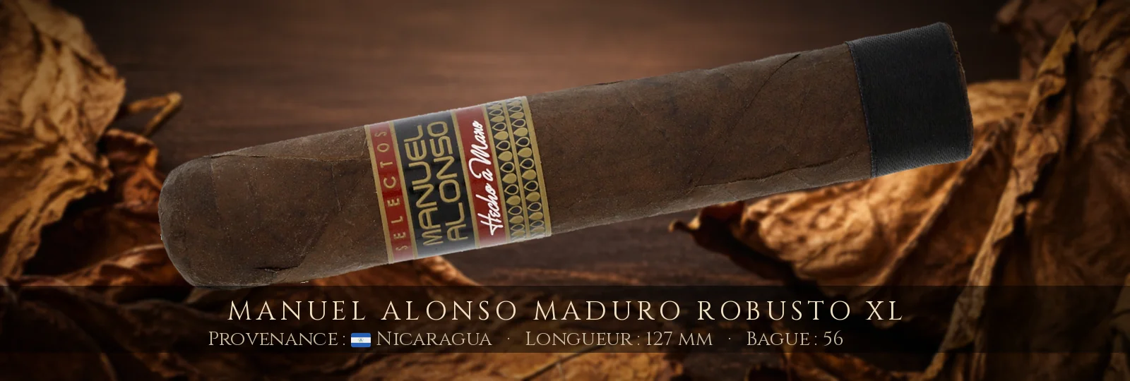 Manuel Alonso Maduro Robusto XL — Manuel Alonso — Nicaragua