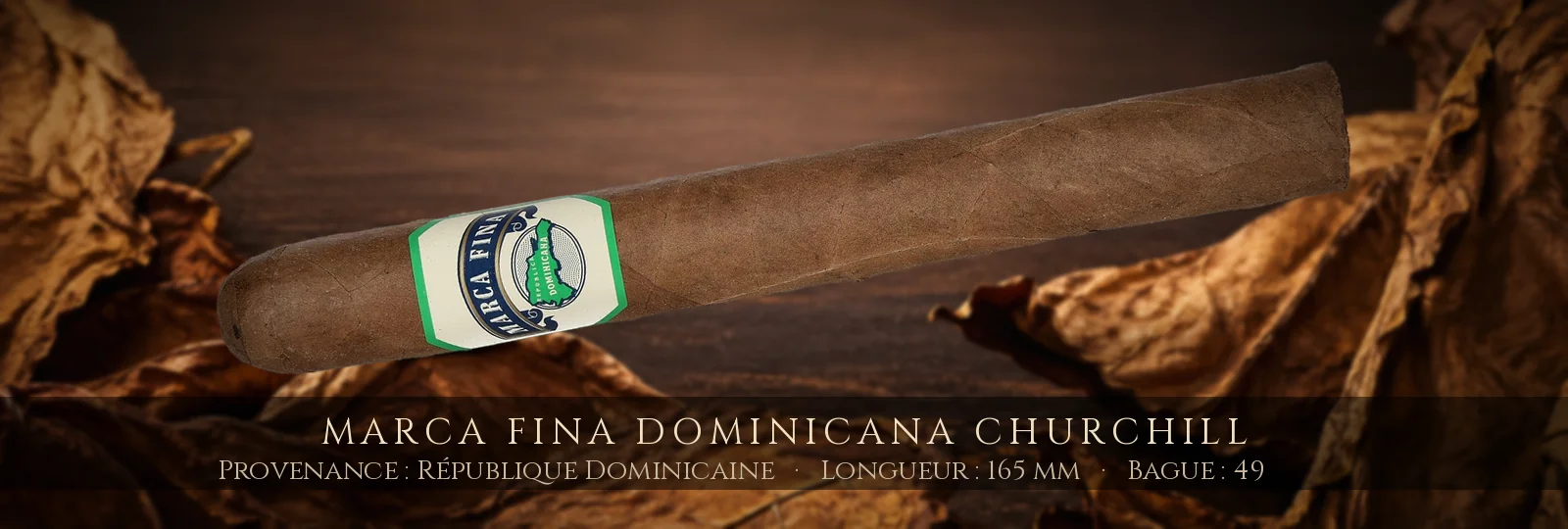 Marca Fina Dominicana Churchill — Marca Fina — République Dominicaine