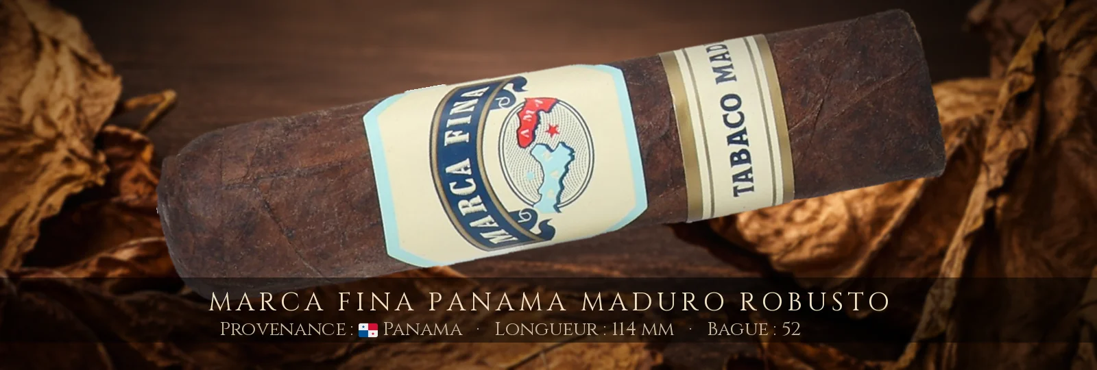Marca Fina Panama Maduro Robusto — Marca Fina — Panama